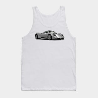 Pagani Zonda C12S Supercar Racing Cartoon Tank Top